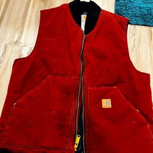 Carhartt quilted down vest. Size M!